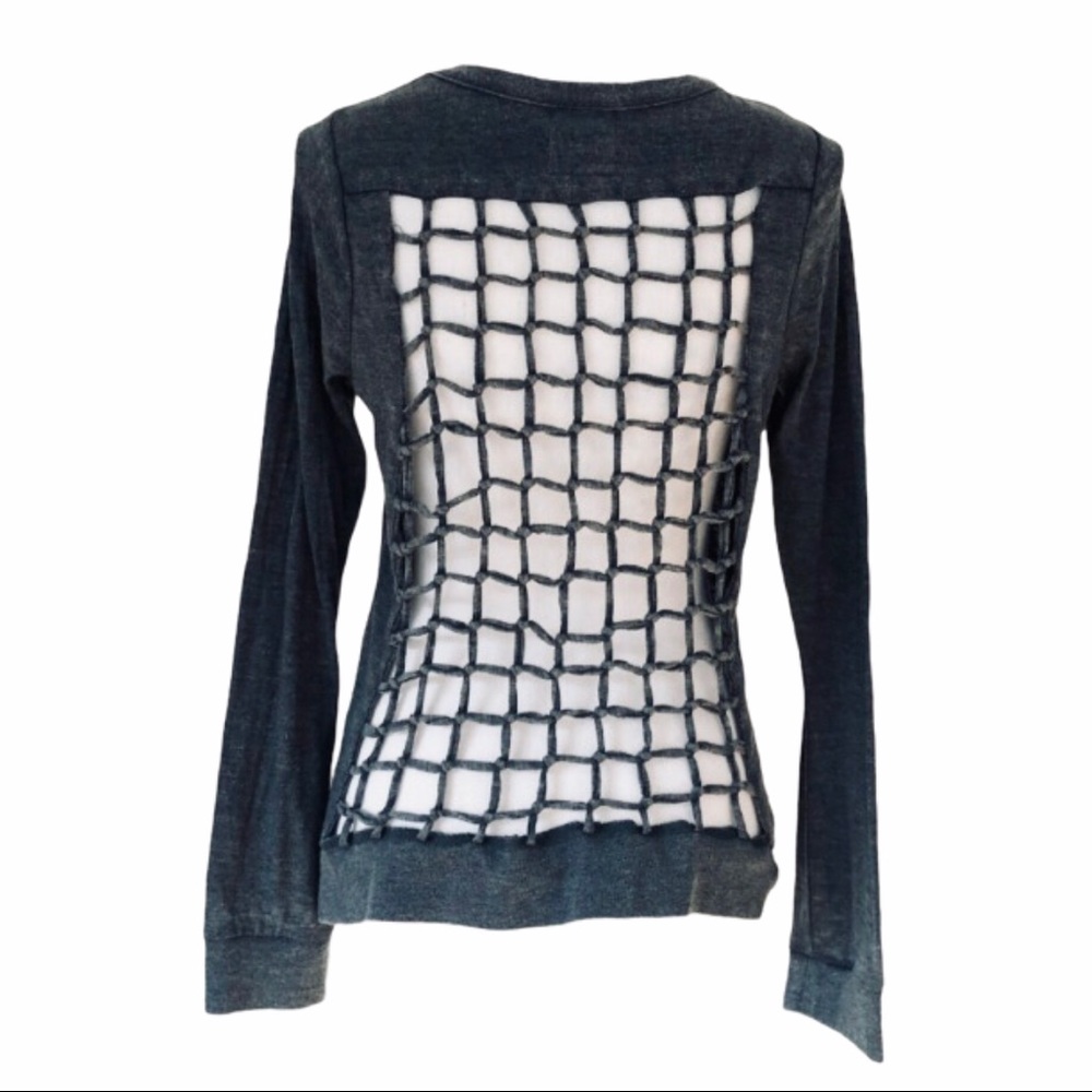 Chaser Top Long Sleeve Open Knot Back Large - Picture 5 of 5